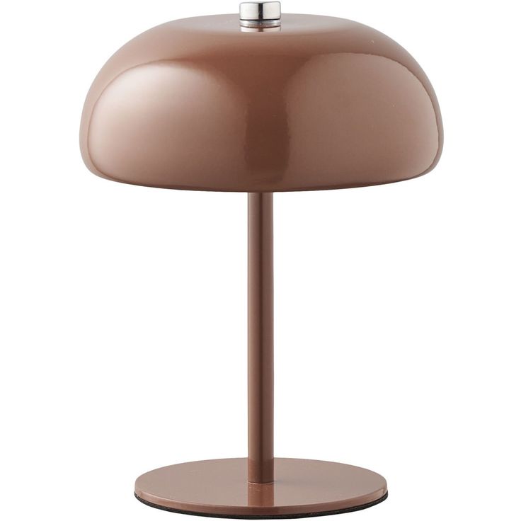 Ladattava pöytävalaisin House Nordic Margate, ø13cm, IP20, 3.7V, 1200mAh, ruskea