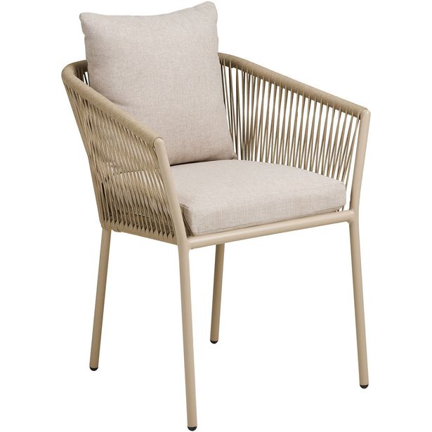 Ruokapöydän tuoli terassille House Nordic Salerno, pehmusteella