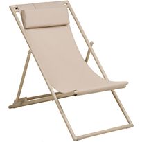 Rantatuoli House Nordic Curtis, säädettävä selkänoja, taupe