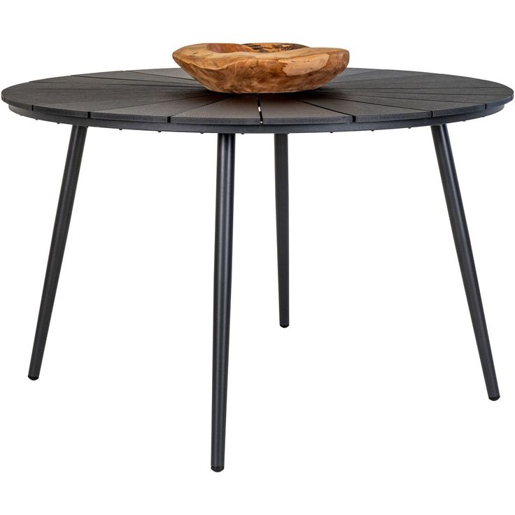 Ruokapöytä House Nordic Atlanta, Ø120cm, musta