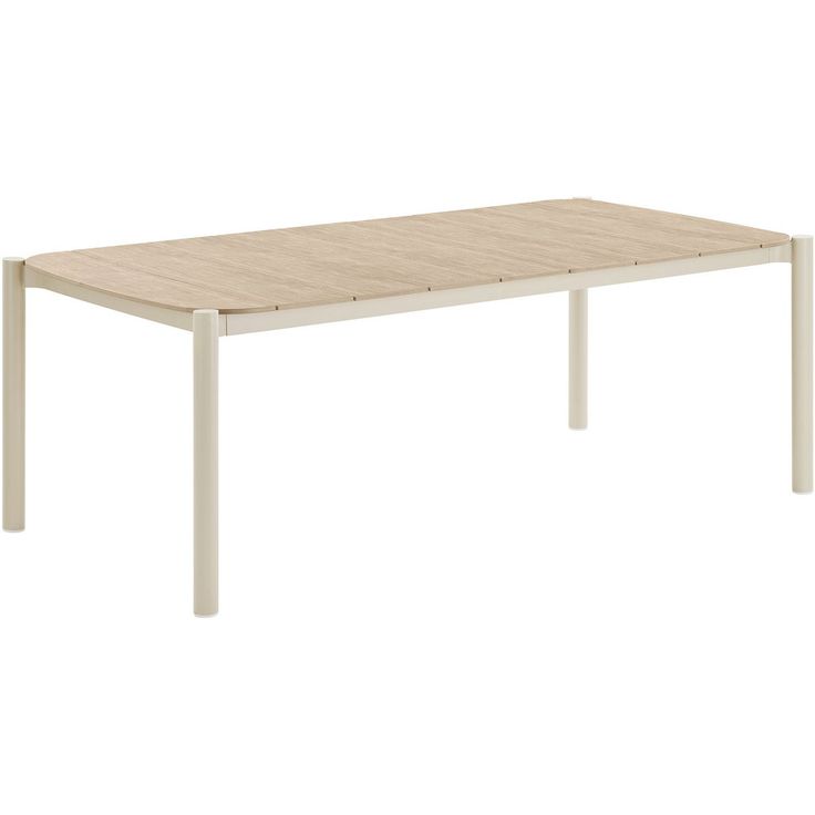 Ruokapöytä ulos House Nordic Abela, 100x200x74cm, beige/ruskea