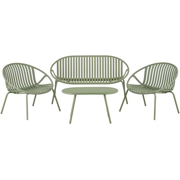 Oleskeluryhmä House Nordic Saly, 4-istuttava, vihreä