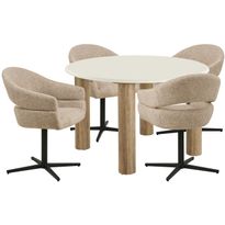 Ruokailuryhmä House Nordic Fondi ja Dover, beige