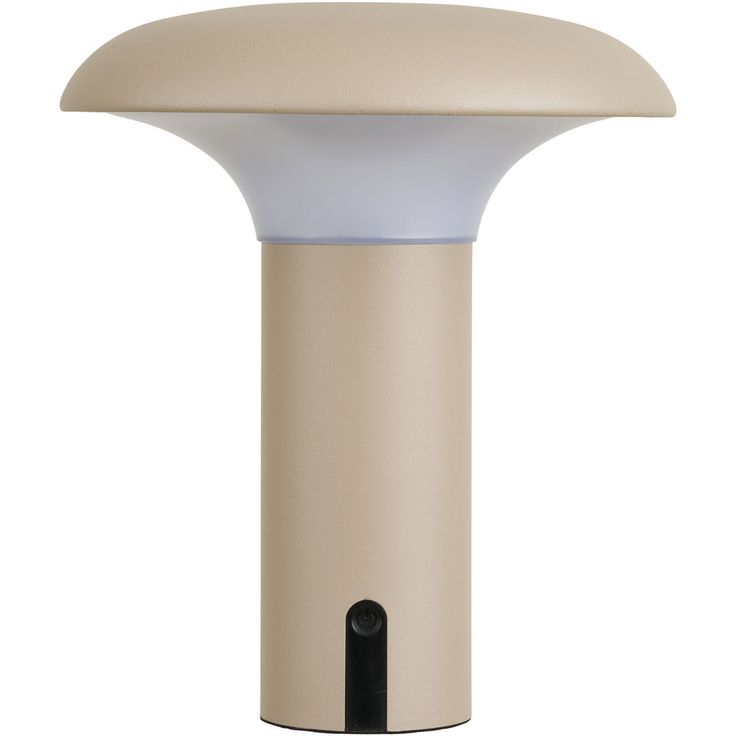 Ladattava pöytävalaisin House Nordic Ramsey, sisä- ja ulkokäyttöön, IP44, 3.7V, 1800mAh, beige