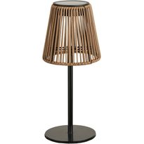 Aurinkokennopöytävalaisin House Nordic Salford, IP44, 1.2V, 600mAh, ruskea