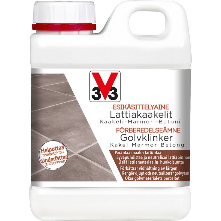 Esikäsittelyaine lattioille V33, 1l, clear