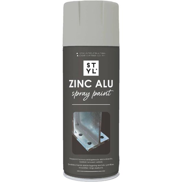 Spraypintamaali sinkki-alu Rust-Oleum STYL, 400ml