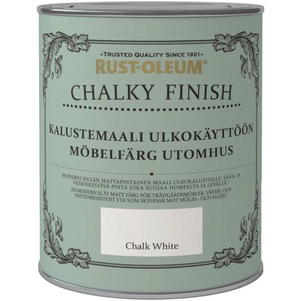 Ulkokalustemaali Rust-Oleum Chalky Finish, 750ml, eri värivaihtoehtoja 
