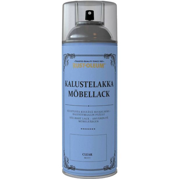 Spraylakka kalusteille Rust-Oleum, 400ml, matta
