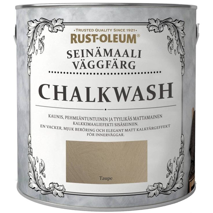 Seinämaali Rust-Oleum Chalkwash, 2.5l, eri värivaihtoehtoja 