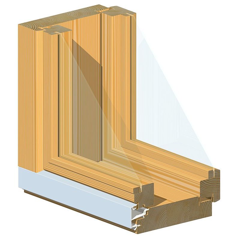 Mökki-tuuletusikkuna MS-SK-96 leveys 39cm x korkeus 39cm