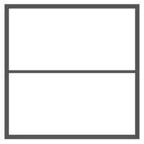 2 ruutua (2 ruutua allekkain)