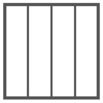 4 ruutua (4 ruutua vierekkäin)