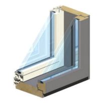 Tumman harmaa RAL 7024 sisäpuolen puuosien