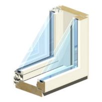 Valkoinen RAL 9010 sisäpuolen puuosien