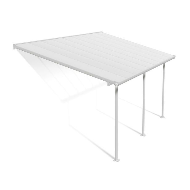 Terassikatos Palram-Canopia Feria, 3x5.5m, valkoinen/kirkas