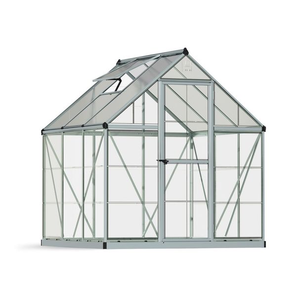 Kasvihuone Palram-Canopia Hybrid, 3,4m², 6x6ft, hopea