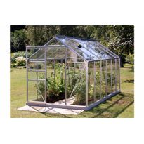 Kasvihuone Vitavia, Venus, 7.5m², lasi, alumiinirunko, harmaa