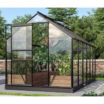 Kasvihuone Vitavia, Venus, 7.5m², alumiinirunko, lasi, musta