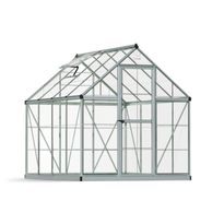 Kasvihuone Palram-Canopia Harmony, 4,6m², 6x8ft, hopea