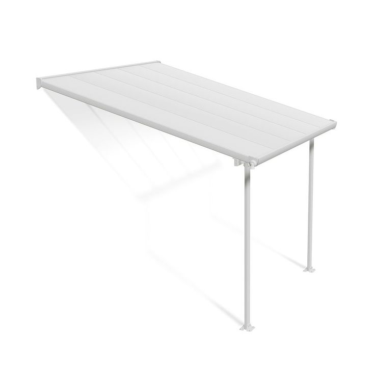 Terassikatos Palram-Canopia Feria, 3x3m, valkoinen/kirkas
