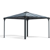 Paviljonki Palram-Canopia Palermo 3600, 3.6x3.6m, 13m², harmaa