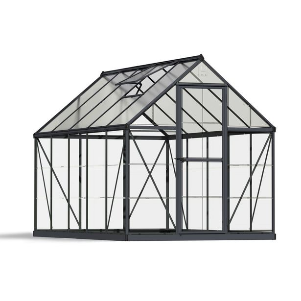 Kasvihuone Palram-Canopia Hybrid, 5,7m², 6x10ft, harmaa