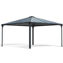 Paviljonki Palram-Canopia Palermo 4300, 4.3x4.3m, 18.5m², harmaa