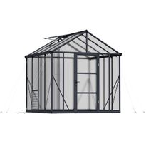 Kasvihuone Palram-Canopia Glory, 6m², 8x8ft, harmaa