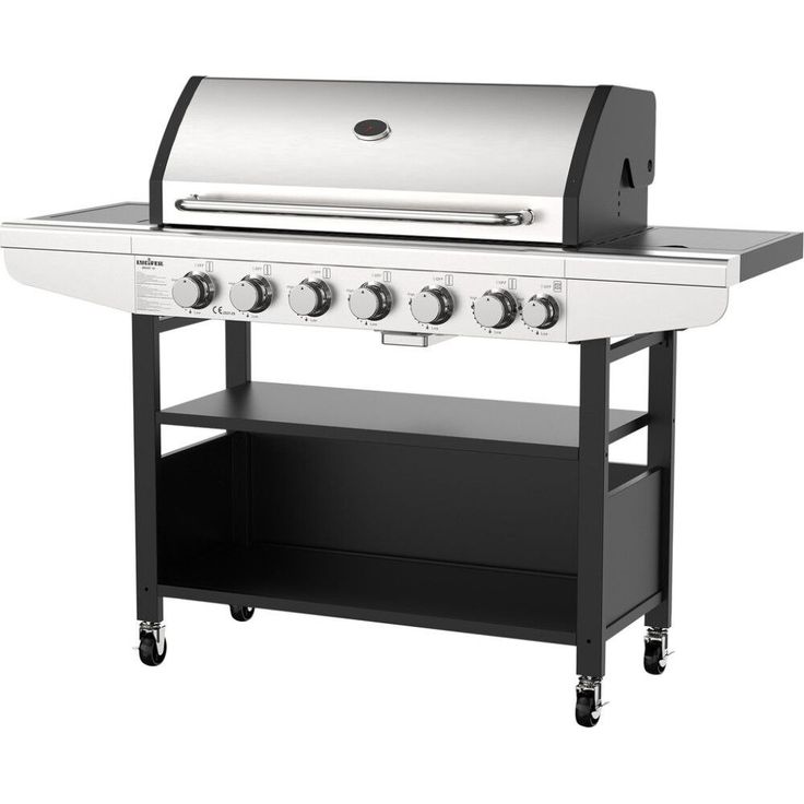 Kaasugrilli Lucifer Brant 6.1, 6 poltinta, sivukeitin ja lämpöhylly