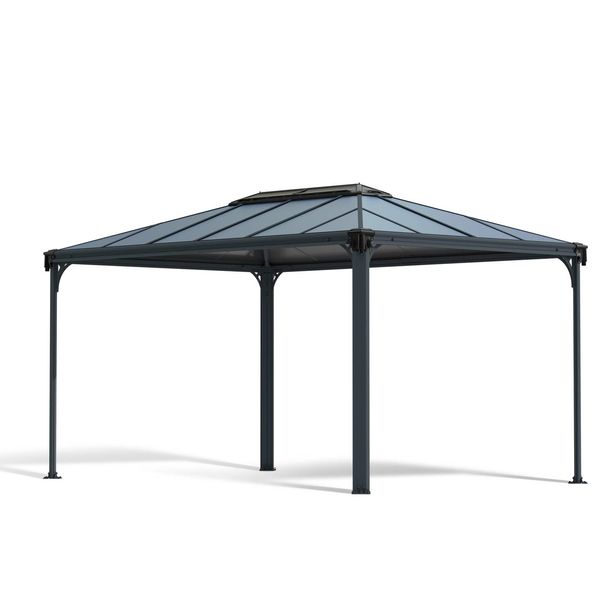 Paviljonki Palram-Canopia Martinique 4300, 3x4.3m, 12.7m², harmaa