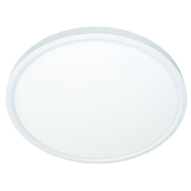 Kattoplafondi Harju Disc, 20W, 3000/4000K, valkoinen