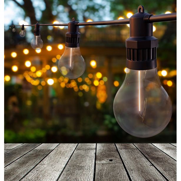 LED-valosarja Harju Hehku 10-osainen aurinkokennolla