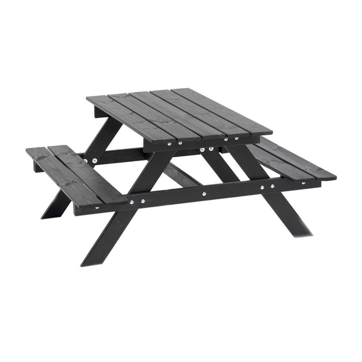 Lasten pöytäryhmä Picnic Mini, musta