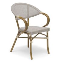 Tuoli Äppelhed, pinottava, ruskea/beige
