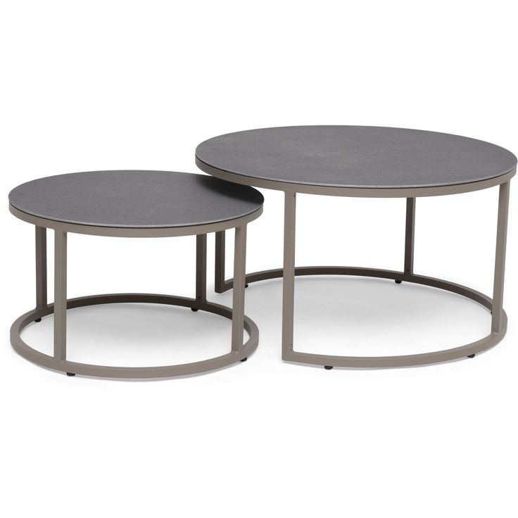 Pöytäsetti Hillerstorp Jet Set, 2-osainen, beige