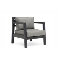 Nojatuoli Stoltö, harmaa/tummanharmaa