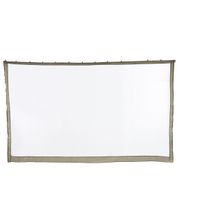 Hyttysverkko Hillerstorp Luxor 3x4m paviljongille, vaaleanharmaa/musta, 4kpl