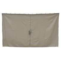 Sivuverhot Luxor 3x4m paviljongille, vaaleanharmaa, 4kpl
