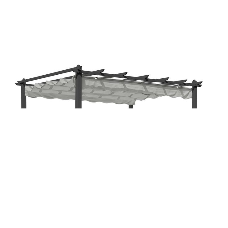 Katto Hillerstorp Pergolux 3x4m paviljongille, harmaa