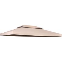 Paviljongin katto Hillerstorp Luxor 300x400cm, tummanbeige