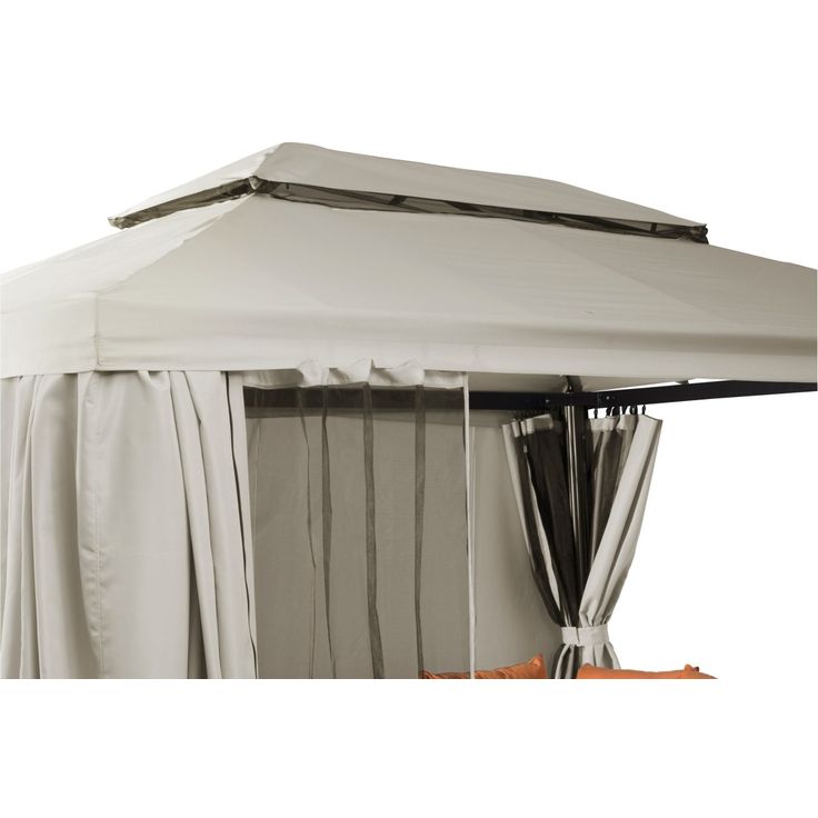 Paviljongin katto Hillerstorp Luxor, 3x4 m, vaaleanharmaa