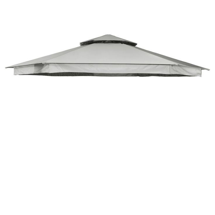 Katto Hillerstorp Luxor 6-kulmaiselle paviljongille, Ø400cm, harmaa