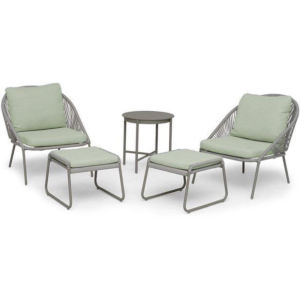 Oleskeluryhmä Hillerstorp Holmsund, 2 nojatuolia + 2 rahia + pöytä