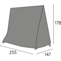 Pihakeinun suojus Hillerstorp Kungshult, musta