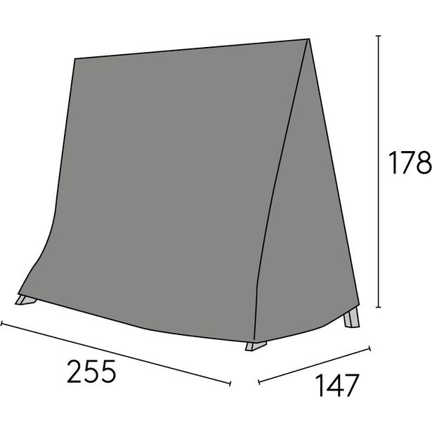 Pihakeinun suojus Hillerstorp Kungshult, musta