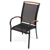 Nojatuoli Hillerstorp Nydala, pinottava, musta 41014