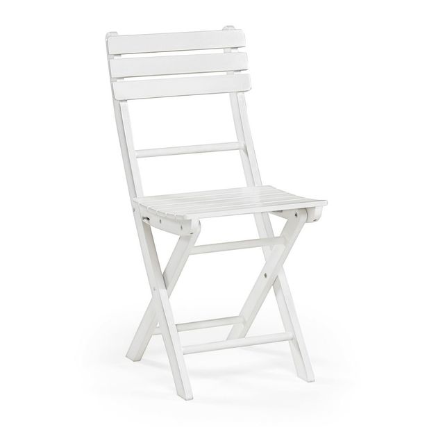 Tuoli Åre, taitettava, valkoinen, 2 kpl/pkt