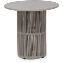 Sivupöytä Hillerstorp Kattvik Ø46cm, beige