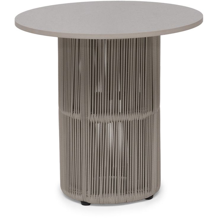 Sivupöytä Hillerstorp Kattvik Ø46cm, beige